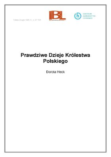 Prawdziwe Dzieje Królestwa Polskiego