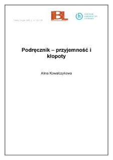Podręcznik - przyjemność i kłopoty