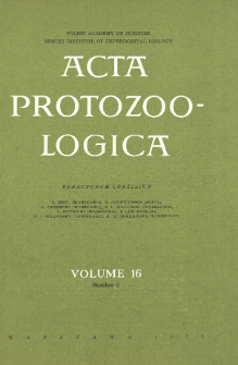 Acta Protozoologica, Vol. 16, Nr 2