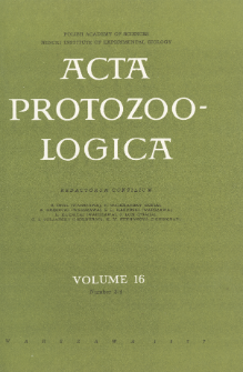 Acta Protozoologica, Vol. 16, Nr 3/4