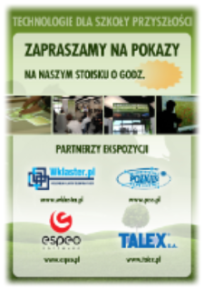 Poster TECHNOLOGIE DLA SZKOŁY PRZYSZŁOŚCI