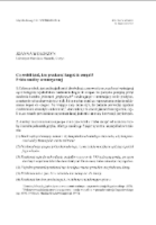 Co zrobił ktoś, kto przekonał kogoś do czegoś? Pr&oacute;ba analizy semantycznej