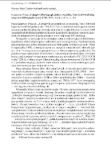 Katarzyna Wojan, Z dziej&oacute;w leksykografii polsko-rosyjskiej. Tom I: Słowniki lingwistyczne (Bibliografia za lata 1700&ndash;2015), Gdańsk 2016, ss. 386 [recenzja]