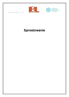 Sprostowanie