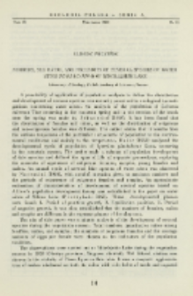 Numbers, sex ratio, and fecundity of several species of water mites (Hydracarina) of Mikołajskie Lake