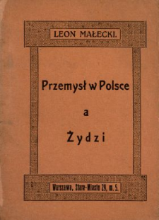 Przemysł w Polsce a Żydzi