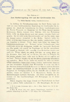 Mare Balticum 3 : Zum Herbstvogelzug 1931 auf der Greifswalder Oie
