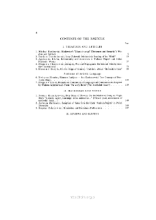 Pamiętnik Literacki, Z. 4 (1998), Contents of the fascicle