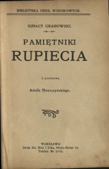 Pamiętniki Rupiecia