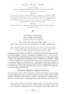 Co &bdquo;Płeć Pantofla&rdquo; m&oacute;wi nam o dziewiętnastowiecznym rozumieniu męskości? Rec.: Tomasz Kaliściak, "Płeć Pantofla. Odmieńcze męskości w polskiej prozie XIX i XX wieku", Warszawa&ndash;Katowice 2016