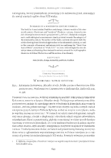 W kierunku nowej estetyki