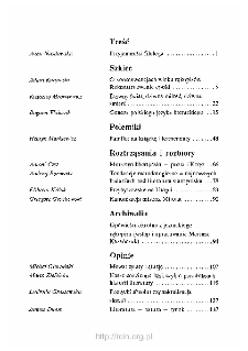 Teksty Drugie Nr 3 (1994), Spis treści