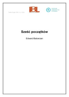 Sześć początk&oacute;w