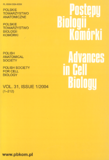Postępy biologii komórki, Tom 31 nr 1, 2004