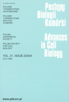 Postępy biologii kom&oacute;rki, Tom 31 nr 2, 2004