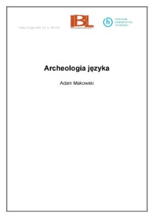 Archeologia języka