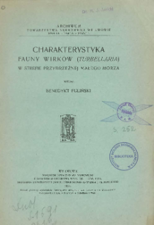 Charakterystyka fauny wirk&oacute;w (Turbellaria) w strefie przybrzeżnej Małego Morza