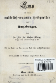 Ems mit seinen nat&uuml;rlich-warmen Heilquellen und Umgebungen