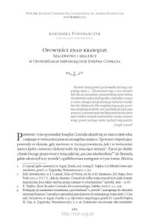 Opowieści znad krawędzi. Szaleństwo i szaleńcy w &bdquo;Opowieściach niepokojących&rdquo; Josepha Conrada
