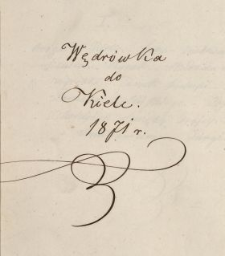 Wędr&oacute;wka do Kielc 1871 r.