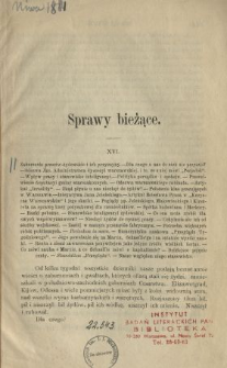 Sprawy bieżące : zaburzenia przeciw-żydowskie i ich przyczyny