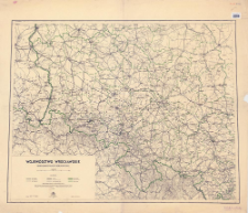Wojew&oacute;dztwo wrocławskie : mapa administracyjna i komunikacyjna 1:300 000