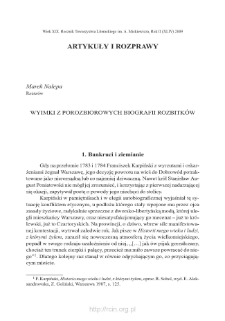 Wyimki z porozbiorowych biografii rozbitków