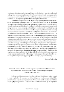 Michał Kuziak, &bdquo;Wielka całość. Dyskursy kulturowe Mickiewicza&rdquo;, Słupsk 2006