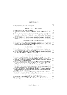 Pamiętnik Literacki, Z. 1 (2000), Treść zeszytu