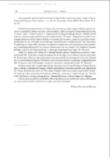 Dzieje parafii i kościoła pod wezwaniem Znalezienia Krzyża Świętego w Małym Płocku, red. M. Przytocka, Folia Ecclesiastica Pultoviensia, t. 6, Mały Płock 2013 : [recenzja]
