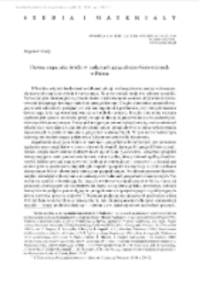 Dawna mapa jako źrodło w badaniach geograficzno-historycznych w Polsce