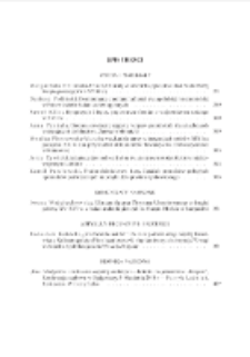 Contents = Spis treści