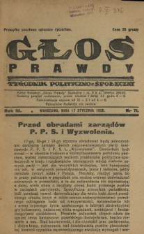 Głos Prawdy 1925 N.71