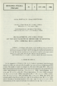 Development and structure of the Goczałkowice reservoir ecosystem. 17, General regularities