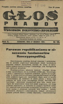 Głos Prawdy 1924 N.68