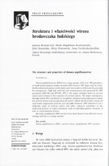 Struktura i właściwości wirusa brodawczaka ludzkiego