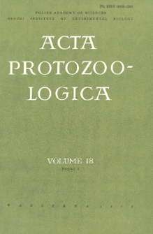 Acta Protozoologica, Vol. 18, Nr 3