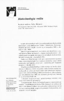 Biotechnologia roślin