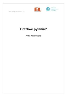 Drażliwe pytania?
