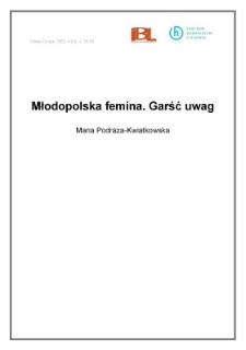Młodopolska femina. Garść uwag