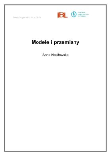 Modele i przemiany