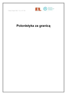Polonistyka za granicą