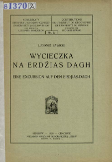 Wycieczka na Erdżias Dagh = Eine Excursion auf den Erdjias-Dagh
