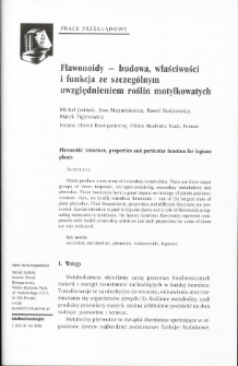 Flavonoids&rsquo; structure, properties and particular function for legume plants