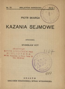 Kazania sejmowe