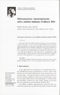 Isoenergetic microarrays, a new method to study the structure of RNA