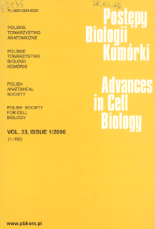Postępy biologii kom&oacute;rki, Tom 33 nr 1, 2006