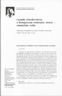 Microorganisms in biological control of plant-parasitic nematodes