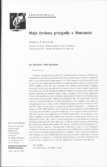 My adventure with Monsanto