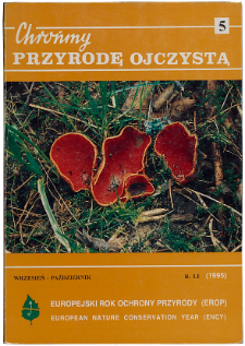 Localities of Sarcoscypha coccinea in Oliwa Forests